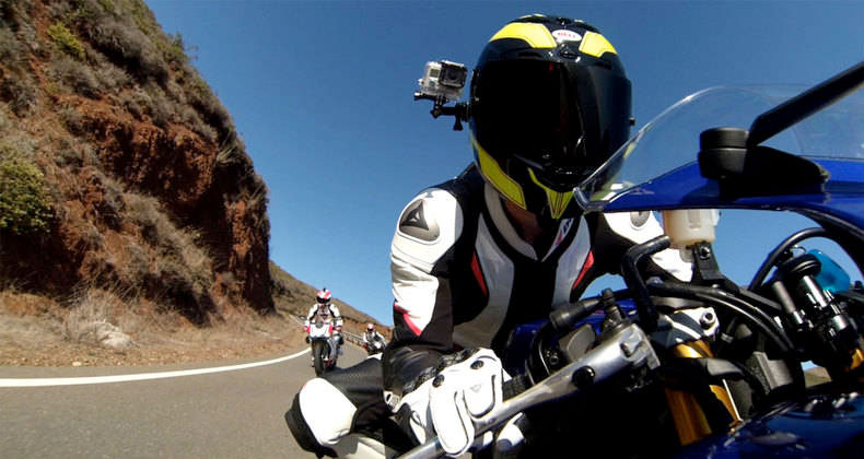 motorcycle filming